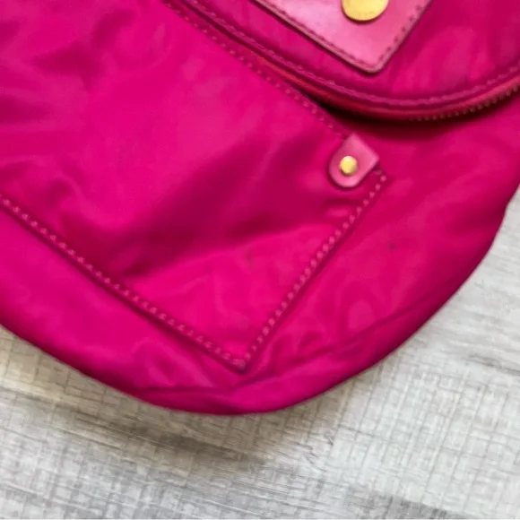 MARC JACOBS Preppy Nylon Mini Natasha Crossbody Bag Pink Magenta - Picture 9 of 16
